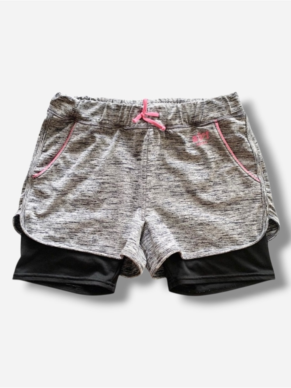 🌸Abercrombie & Fitch🌸 Big Girl Active Shorts Sz 13 14 Grey